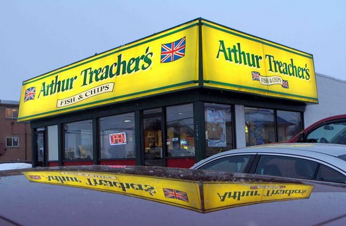 Arthur Treachers Fish & Chips - Typical Treachers